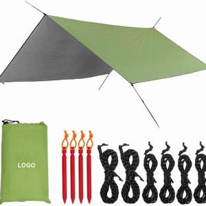 Lightweight Durable Rainfly Shelter Camping Hammock Tent Tarp with Waterproof Windproof for Hiking-Traveling - 副本