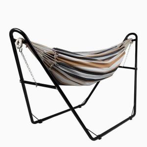 2 Person Multi-Use Heavy-Duty Steel Hammock Stand for 9 to 14 Feet Long Hammock