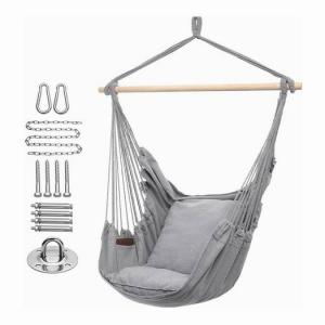 Quality Cotton Weave Hanging Hammock Chair swing for Any Indoor or Outdoor Spaces