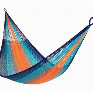 Handwoven Jumbo Rope Caribbean Beach Hammock Multicolor China Manufacture