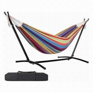 Portable Hammock with Stand with Carrying Bag for Beach Camping