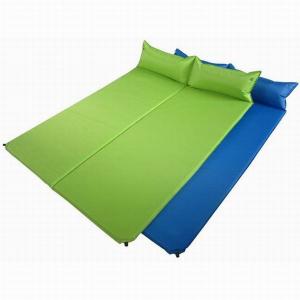 Double size self-inflating air mattress camping Sleeping Bed Mat