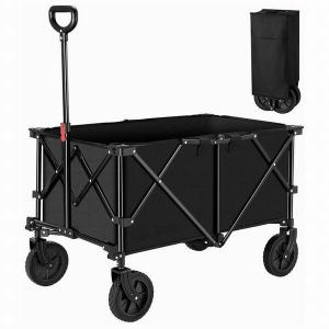 Heavy Duty Collapsible Folding Wagon Cart Outdoor Garden Beach Wagon For Camping Fishing Sports Shopping