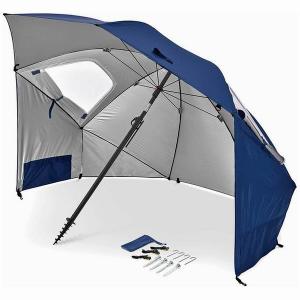 Portable Beach Umbrella Shelter for Sun and Rain Protection