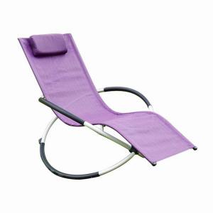 Outdoor Zero Gravity Patio Chaise Garden Rocking Chair Reclining Rocker Lounge Chair