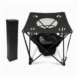 Portable Ultralight Compact Folding Camping Table with Cooler Built-in with Carry Bag for Outdoor Beach BBQ Picnic Cooking