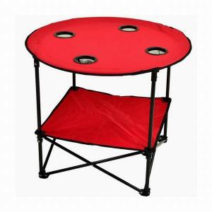 Caming Picnic Table Portable Folding Beach Table with Cup holders and Carry Bag